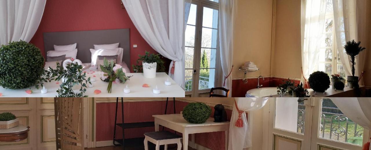 ホテル Chateau Marith - Etablissement Climatise Avec Piscine クレラック エクステリア 写真