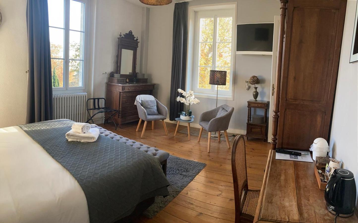 ホテル Chateau Marith - Etablissement Climatise Avec Piscine クレラック 部屋 写真